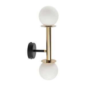 Nástěnná lampa DAISY 2xG9/12W/230V zlatá/černá/bílá