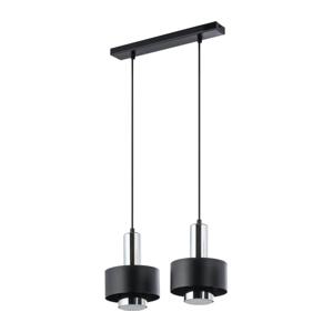 Lustr na lanku RIF LUX 2xGX53/12W/230V černá/lesklý chrom
