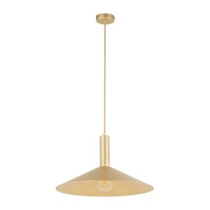 Lustr na lanku CAPRI 1xE27/15W/230V pr. 50 cm zlatá