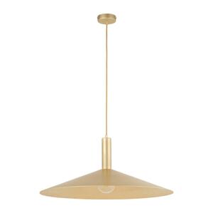Lustr na lanku CAPRI 1xE27/15W/230V pr. 70 cm zlatá