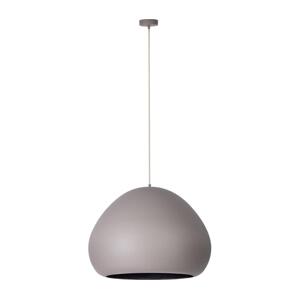 Lustr na lanku LAVA 1xE27/15W/230V taupe/černá