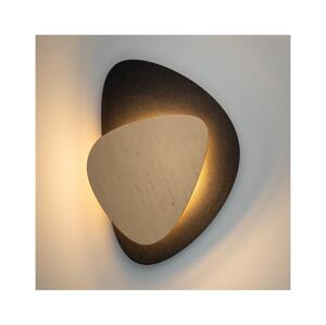 LED Nástěnné svítidlo PEDRA LED/7W/230V černá/béžová