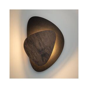 LED Nástěnné svítidlo PEDRA LED/7W/230V černá/hnědá