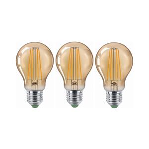 Brilagi SADA 3x LED Žárovka CLASIC AMBER A60 E27/9W/230V 2200K - Brilagi