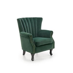 Halmar Křeslo CLARUS tmavě zelená V-CH-TITAN-FOT-C.ZIELONY