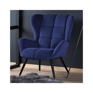 Halmar Křeslo CHATEU tmavě modrá V-CH-TYRION-FOT-GRANATOWY