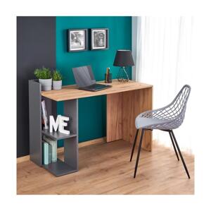 Halmar Psací stůl COZYRA dub wotan/antracit V-UA-FINO-D.WOTAN/ANTRACYT