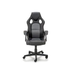 Halmar Kancelářská židle KENU černá/šedá V-CH-BERKEL-CZARNY/POPIEL