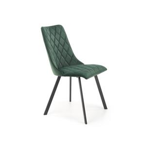 Halmar Jídelní židle RESTIVO 1 ks tmavě zelená V-CH-K/450-KR-C.ZIELONY