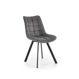 Halmar Jídelní židle COMORO 1 ks tmavě šedá V-CH-K/332-KR-C.POPIEL