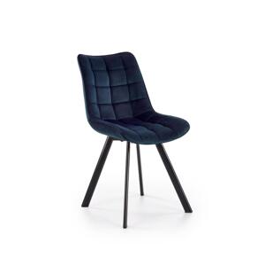 Halmar Jídelní židle COMORO 1 ks tmavě modrá V-CH-K/332-KR-GRANATOWY