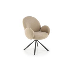 Halmar Jídelní židle KIVA 1 ks hnědá V-CH-K/498-KR-CAPPUCCINO