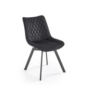 Halmar Jídelní židle OMBRA 1 ks černá V-CH-K/520-KR-CZARNY