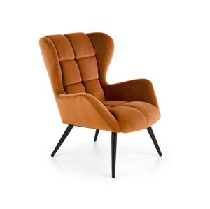 Halmar Křeslo CHATEU hnědá V-CH-TYRION-FOT-CYNAMONOWY