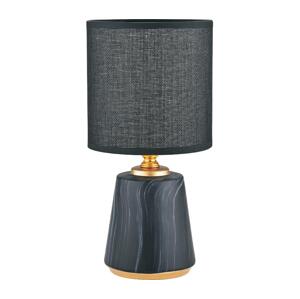 Zuma Line Zuma Line HS8605-BL - Stolní lampa 1xE14/40W/230V černá/zlatá/dekor mramoru