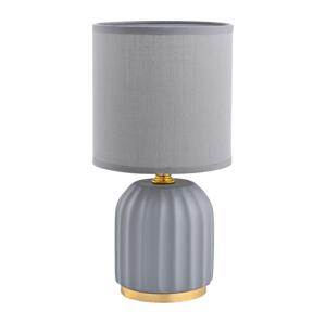 Zuma Line Zuma Line HS8723-GR - Stolní lampa 1xE14/40W/230V šedá/zlatá