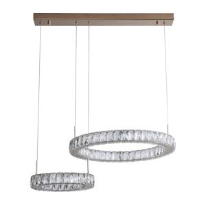 Zuma Line MD3713-2-3GT - LED Lustr na lanku GIRONA LED/36W/230V rose gold MD3713-2-3GT
