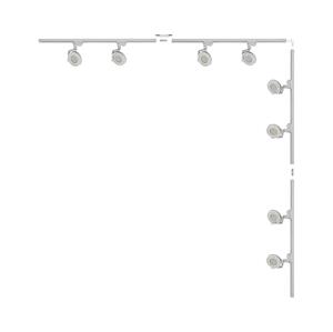 Zuma Line Zuma Line 3591 - Bodové svítidlo v lištovém systému MASTER 8xGU10/15W/230V bílá