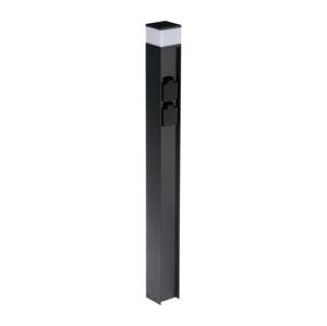 38767-Venkovní lampa se 2 zásuvkami DASTEN 1xG9/11W/230V 80 cm IP44 černá