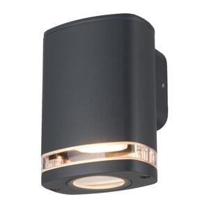 38885 - Venkovní nástěnné svítidlo ZEVI 1xGU10/10W/230V IP54 antracit