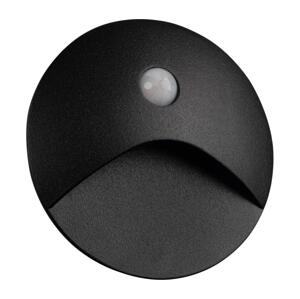 39124 - LED Schod. svítidlo se senz. EXIN 2,5W/230V 3000K IP65 černá kul. 39124