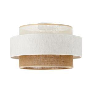 Stropní svítidlo BOHO 1xE27/60W/230V pr. 40 cm bílá/juta H0178