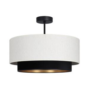 Přisazený lustr NATIA 1xE27/60W/230V bílá/černá H0230