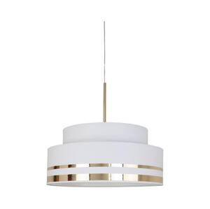 HEXE Lustr na lanku TAMI 1xE27/60W/230V krémová/zlatá