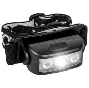 Vayox LED Stmívatelná nabíjecí čelovka 3xLED/5V IPX4 100 lm 3 h 1200 mAh
