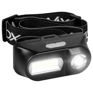 Vayox LED Stmívatelná nabíjecí čelovka 2xLED/5V IPX4 250 lm 4 h 2000 mAh