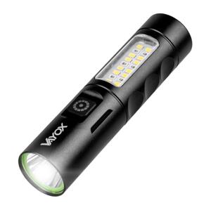 Vayox LED Stmívatelná nabíjecí svítilna LED/5W/5V IPX4 250 lm 3 h 2000 mAh