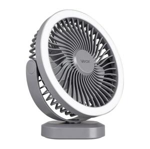 Vayox LED Bezdrátový stolní látor 3W/5V USB 2400 mAh šedá
