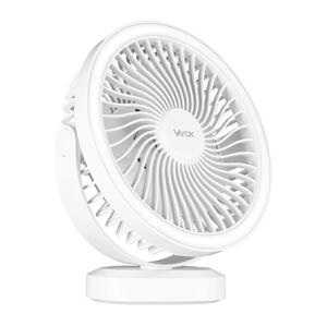 Vayox LED Bezdrátový stolní látor 3W/5V USB 2400 mAh bílá