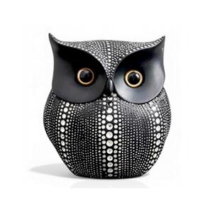Estilo Home Stolní dekorace 15 cm černá