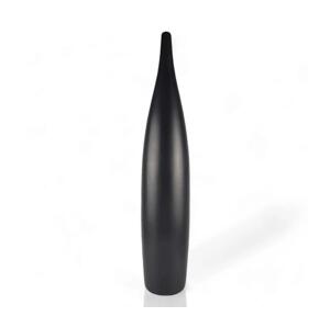 Estilo Home Keramická váza 70 cm matná černá