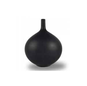 Estilo Home Keramická váza 24 cm matná černá
