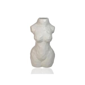 Estilo Home Keramická váza 30 cm bílá