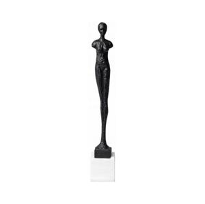 Estilo Home Kovová stolní dekorace 43 cm černá