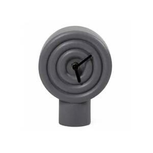 Estilo Home Stolní keramické hodiny 16 cm 1xAA šedá