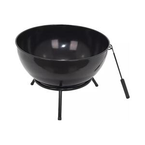 Estilo Home Přenosné ohniště na dřevo 57x30 cm černá