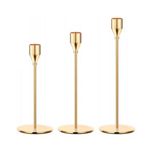 Estilo Home SADA 3x Svícen zlatá