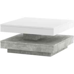 Stůl TIMO bílá/šedá beton 5905815721582