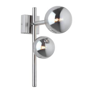 Jupiter 1903 - Nástěnné svítidlo NEPTUN 2xG9/14W/230V matný chrom/kouřová šedá 1903