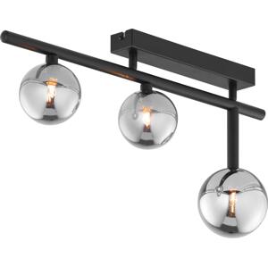 Jupiter 1907 - Přisazený lustr NEPTUN 3xG9/14W/230V černá/kouřová šedá 1907