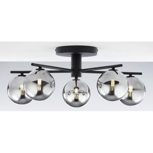 Jupiter 2048 - Přisazený lustr PRATO 5xG9/14W/230V černá/kouřová šedá 2048