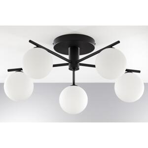 Jupiter 2049 - Přisazený lustr PRATO 5xG9/14W/230V černá/bílá 2049