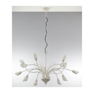 Jupiter 2062 - Lustr na řetězu GLORIOSA 15xG9/14W/230V krémová 2062