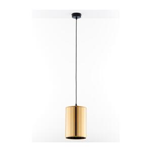 Jupiter 2090 - Lustr na lanku CORTINA 1xE27/15W/230V zlatá/černá 2090