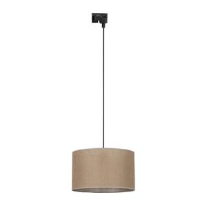 Lustr na lanku do lištového systému TRACER 1xE27/15W/230V pr. 38 cm černá/hnědá