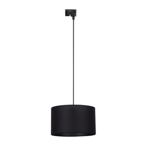 Lustr na lanku do lištového systému TRACER 1xE27/15W/230V pr. 38 cm černá